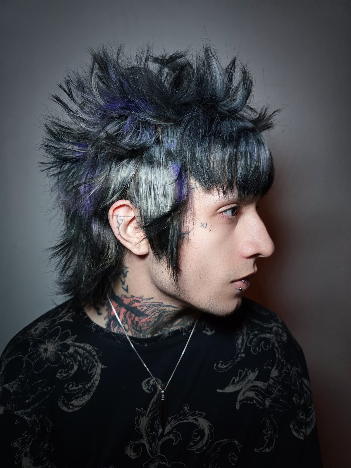 Alt colour & razor work by Steph at Heads Will Roll, Hollywood — look 7