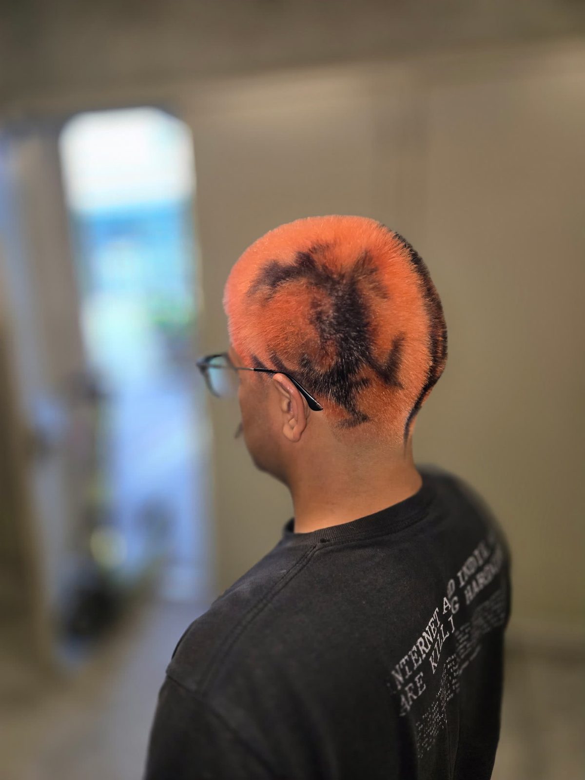 Vivid colour & mullets by Jazz at Heads Will Roll, Hollywood — look 6