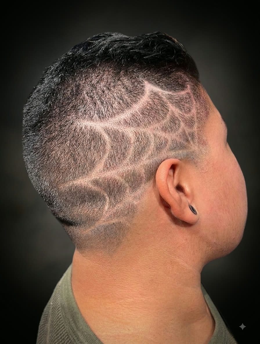 Barbering & fades by Devin at Heads Will Roll, Hollywood — look 8